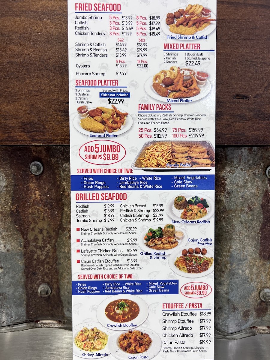 Louisiana Fish House Menu - Image 3